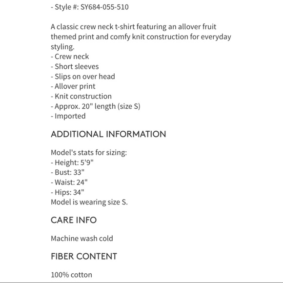 CircleX Heather Oatmeal Fruit Print Neon Shirt - Picture 5 of 9